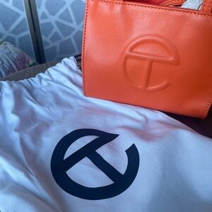Telfar - Orange Small Shopping Bag